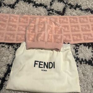 Authentic Fendi Beenie&Scarf